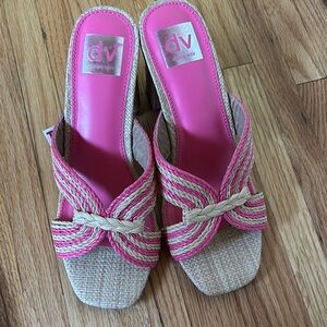 DV by Dolce Vita Pink and Tan Haady Sandals
